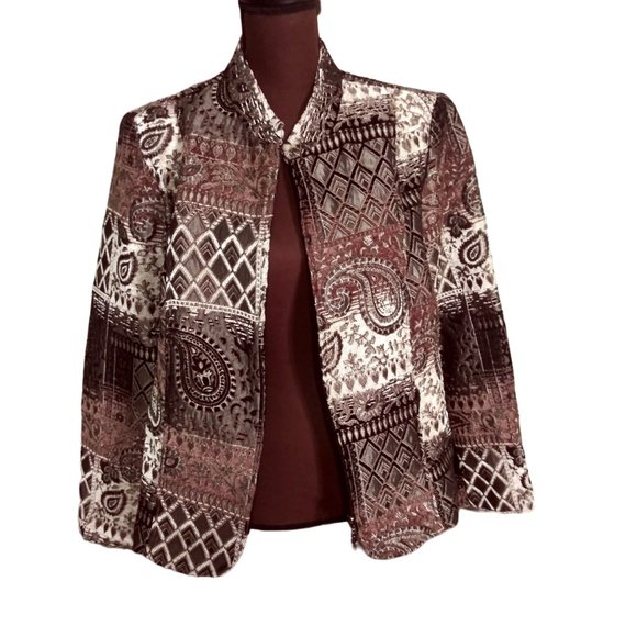 Vintage Jacket, Dressbarn Woman, Dressy Jacket, Size 14/16 Jacket, Plus Size - Picture 1 of 16